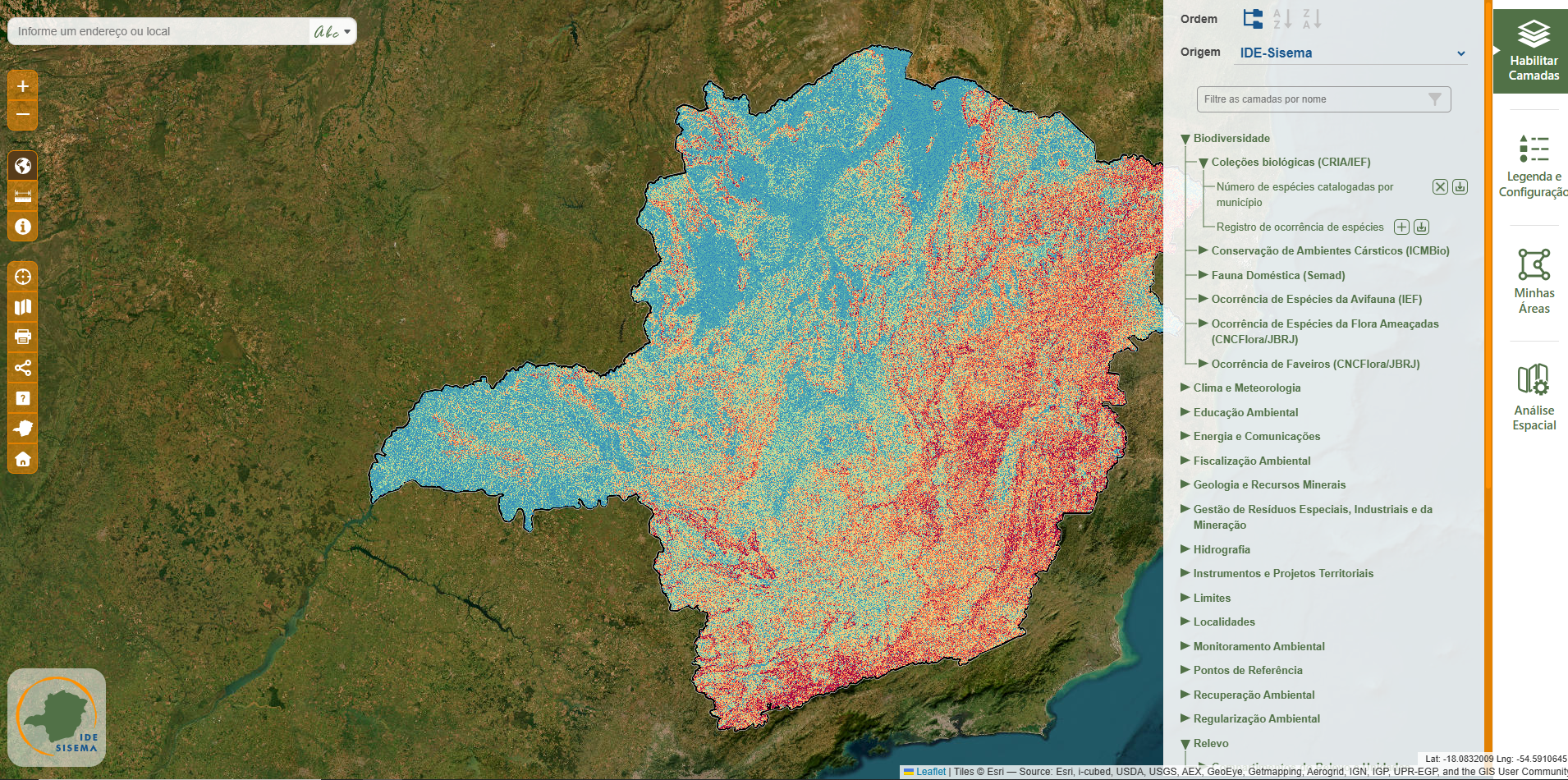 IDE-Sisema ultrapassa 3 milhões de acessos e se consolida como referência nacional em transparência e inovação na gestão ambiental de Minas Gerais