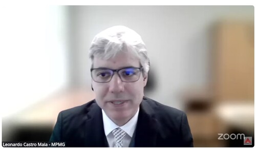 Leonardo Castro Maia apresentou estudos de caso que envolvem diversos atores sociais