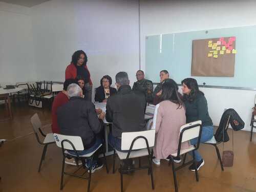 Representantes de municípios participaram de dinâmicas sobre mudanças climáticas 