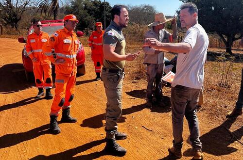 Durante a ação, foram visitadas cerca de 50 propriedades rurais